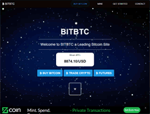 Tablet Screenshot of bitbtc.com